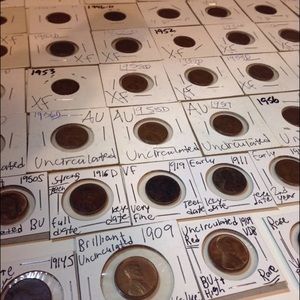 280 Valuable Wheat Pennies-With Teens & Rare Dates